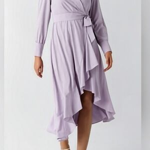HALARA Lavender Wrap Dress